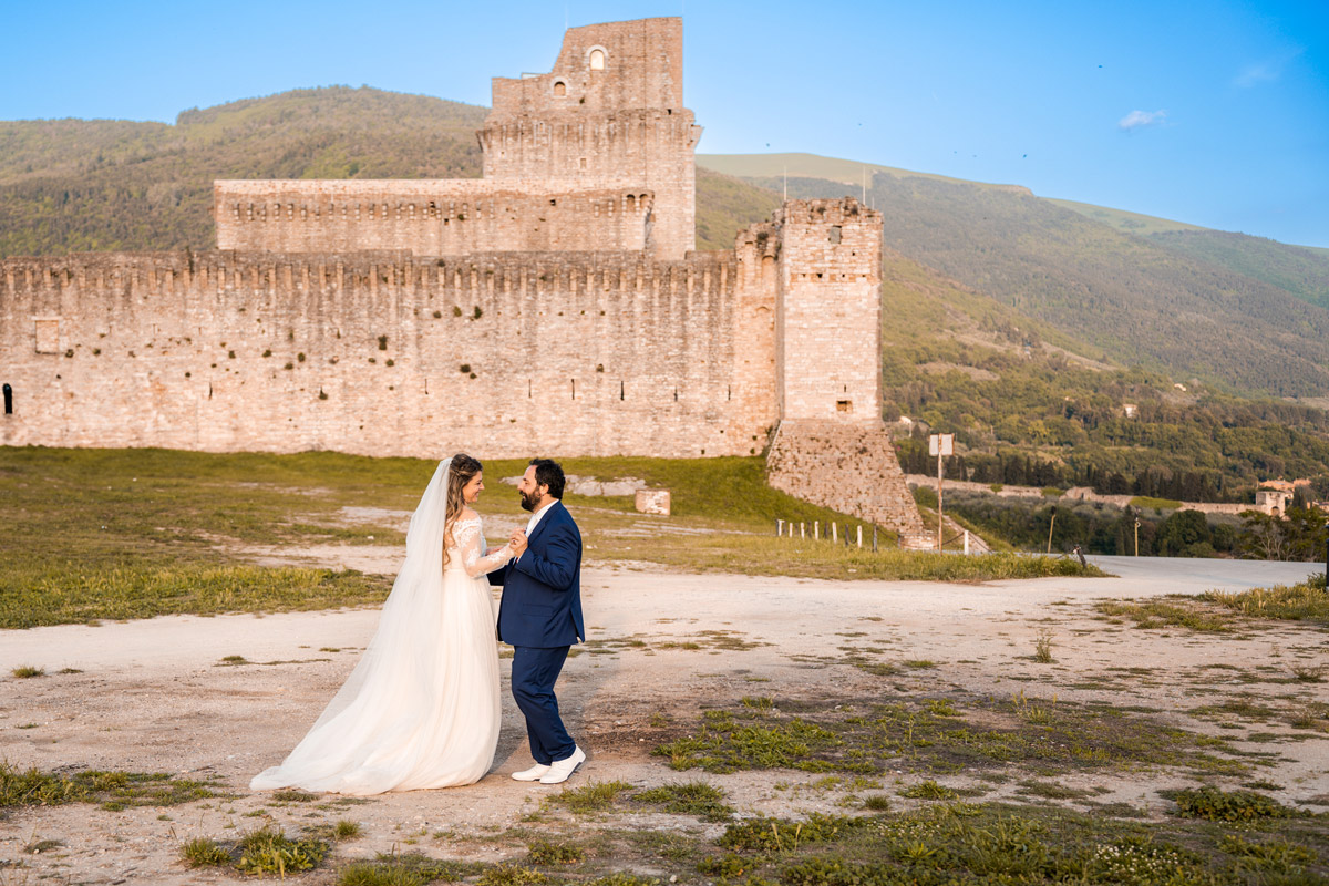 Rocca di Assisi wedding